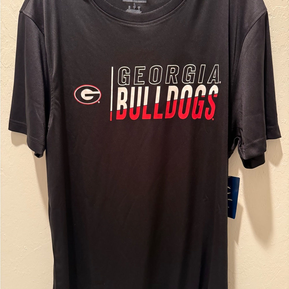 Men's Champion Georgia Bulldogs Black Shirt - Size Large